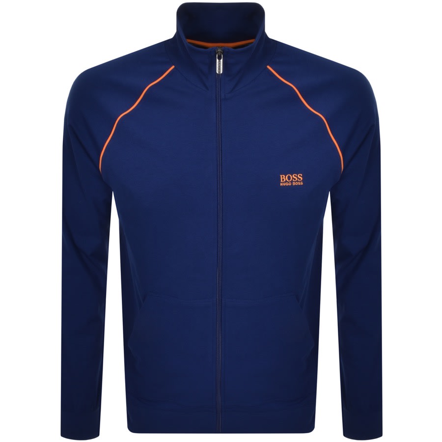 Alternative Image for ProductBOSS Bodywear Full Zip Sweatshirt Blue1